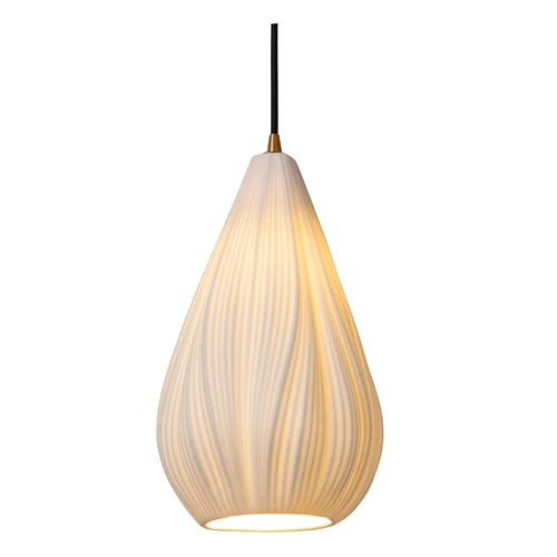 Lucide CINZIA - Pendant light - 8xE27 - White - detail 1